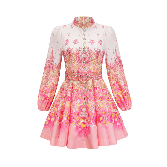 Keria floral-print mini dress (US Only)