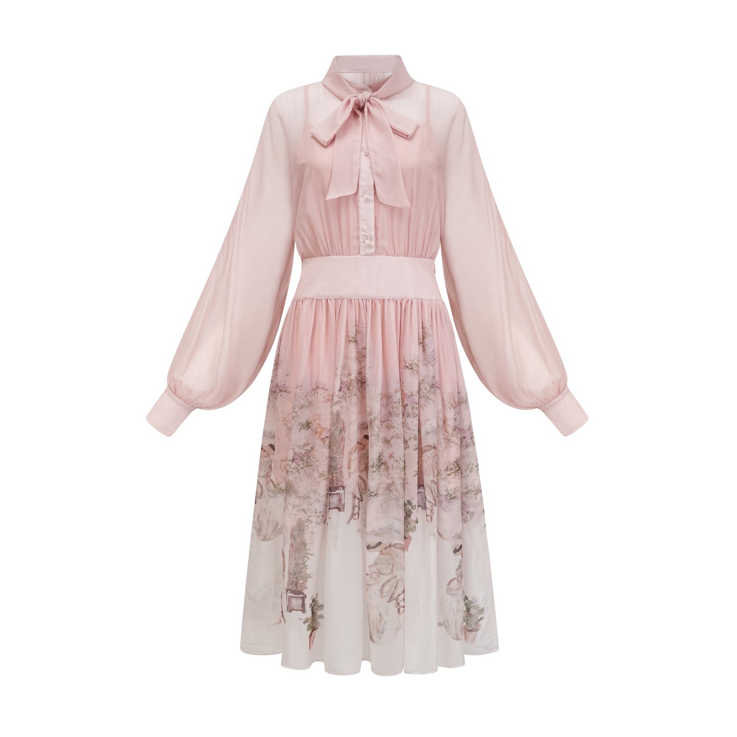Georgie nature-print midi dress (US Only)