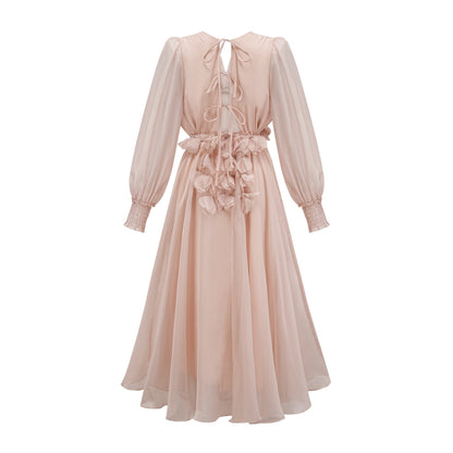 Lucie faux-floral embellished midi dress (US Only)