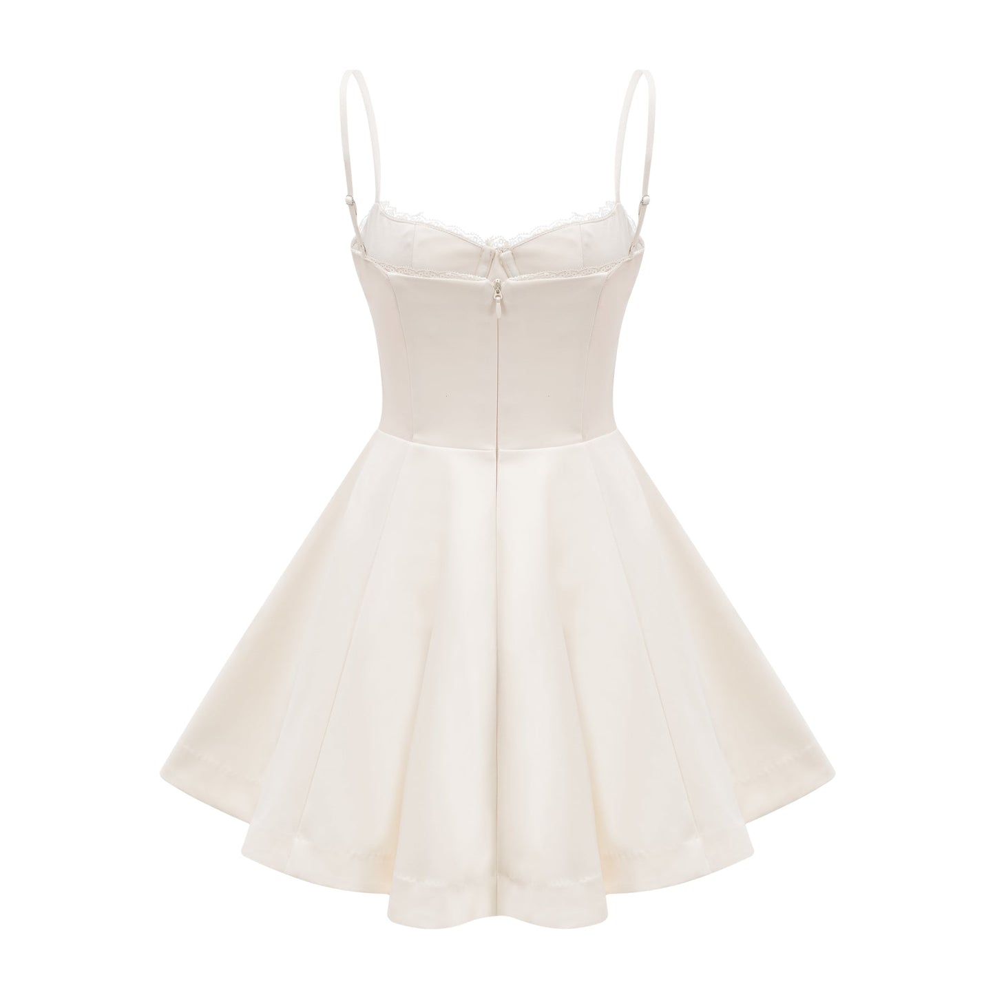 Saira tulle flared mini dress