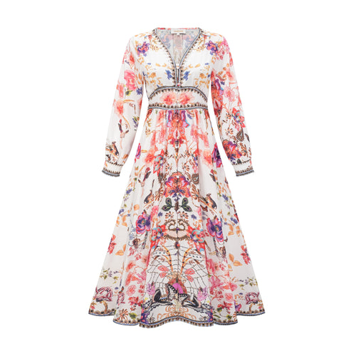 Airina floral V-neck maxi dress (US Only)