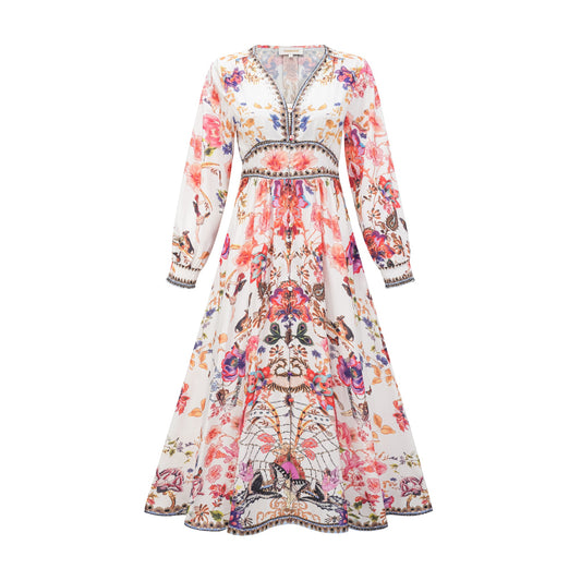Airina floral V-neck maxi dress (US Only)