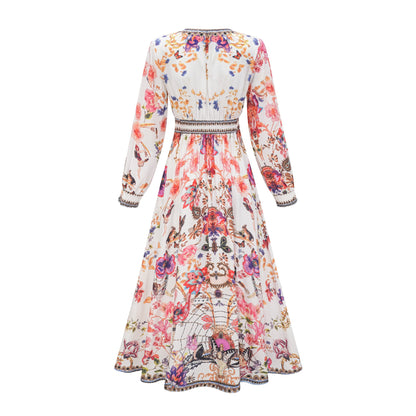 Airina floral V-neck maxi dress (US Only)