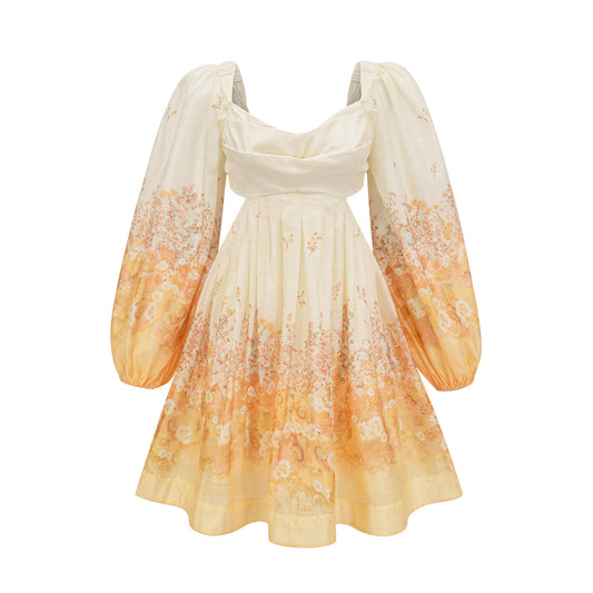 Delphine floral mini dress