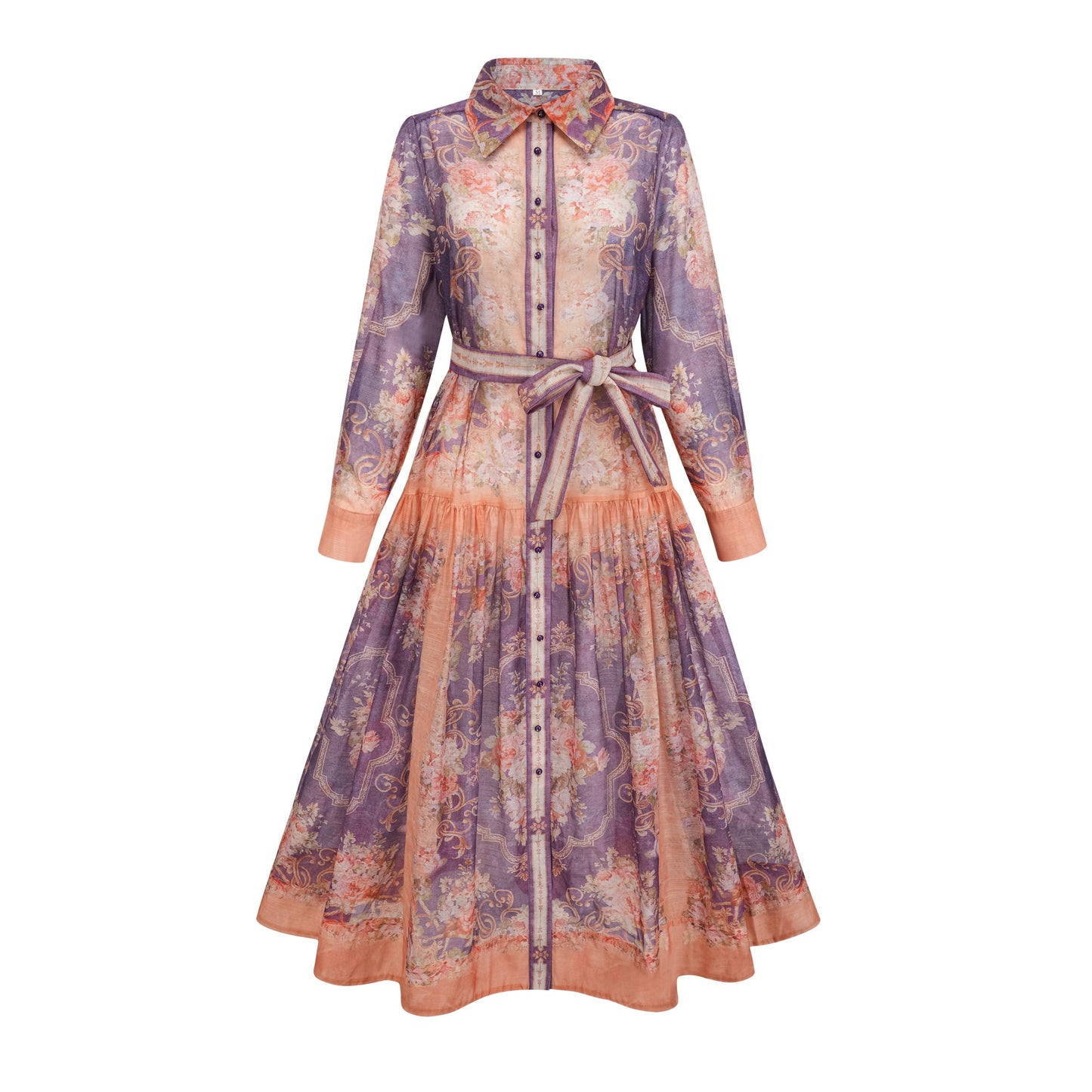 Clémence pattern-print midi dress (US Only)