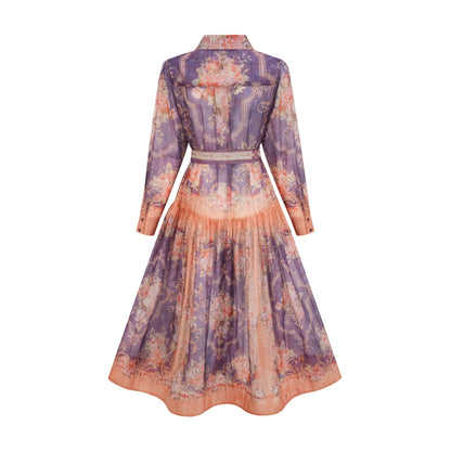 Clémence pattern-print midi dress (US Only)