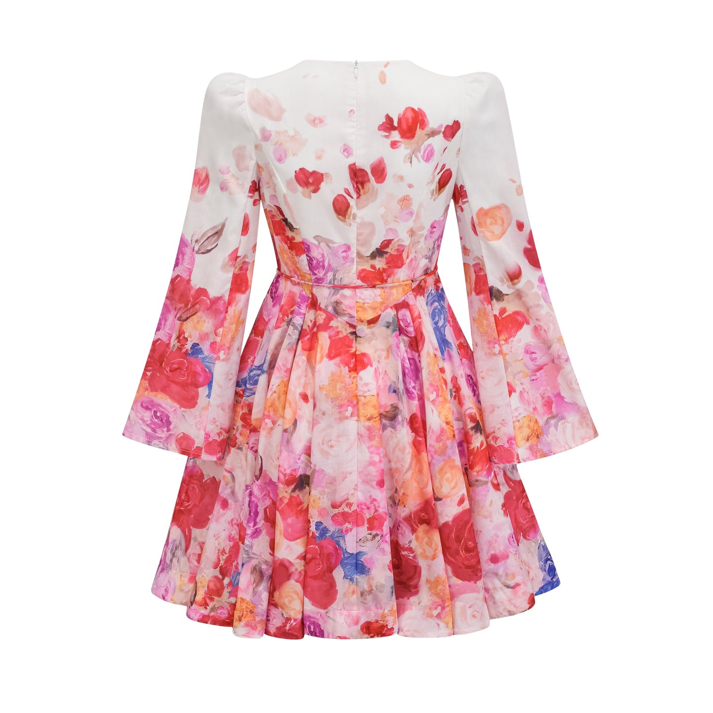 Lisette cinch-waist floral-print mini dress (US Only)
