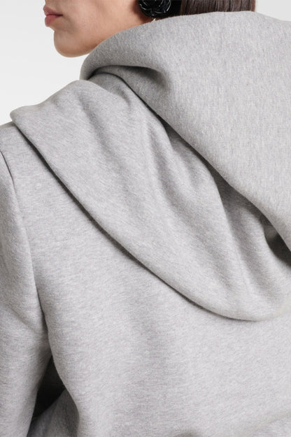 Baora Knot-detailed Draped Hooded