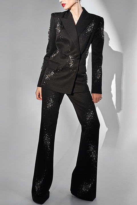 Dana Diamante Blazer Set