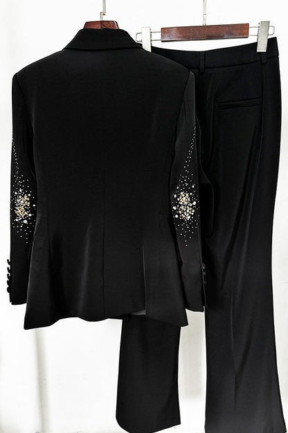 Dana Diamante Blazer Set