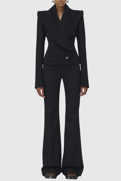 Darola Oversized Lapel Blazer