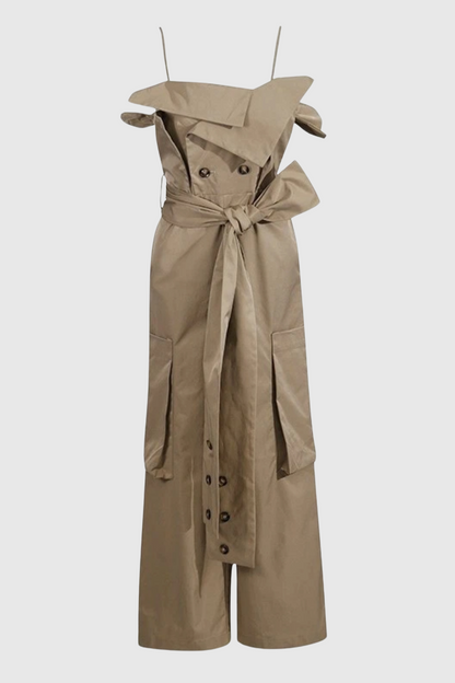 Dawnya Trench Jumpsuit