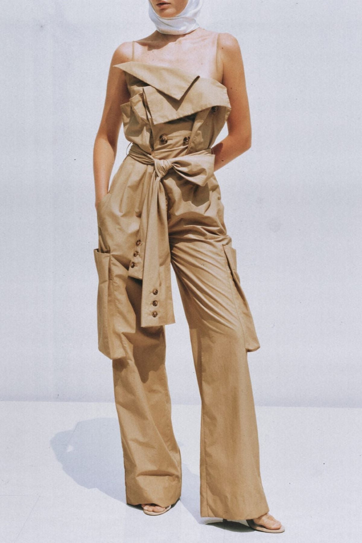 Dawnya Trench Jumpsuit
