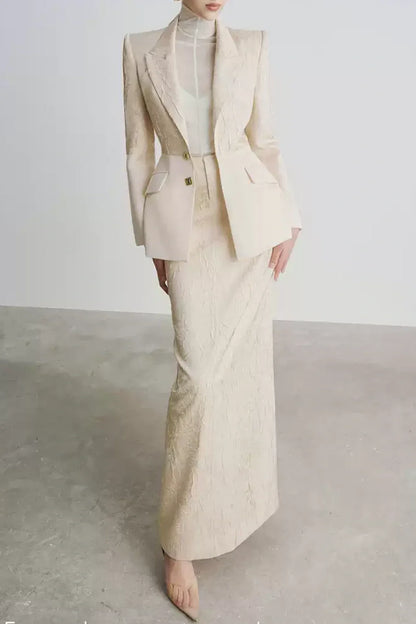 Doreen Jacquard Two Piece Set