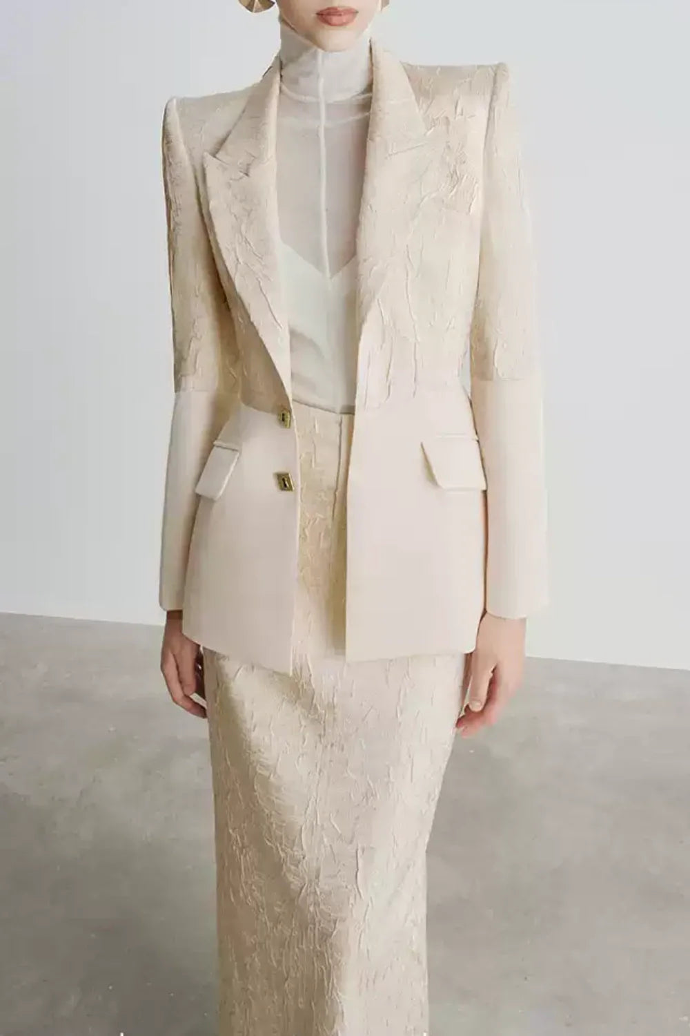 Doreen Jacquard Two Piece Set