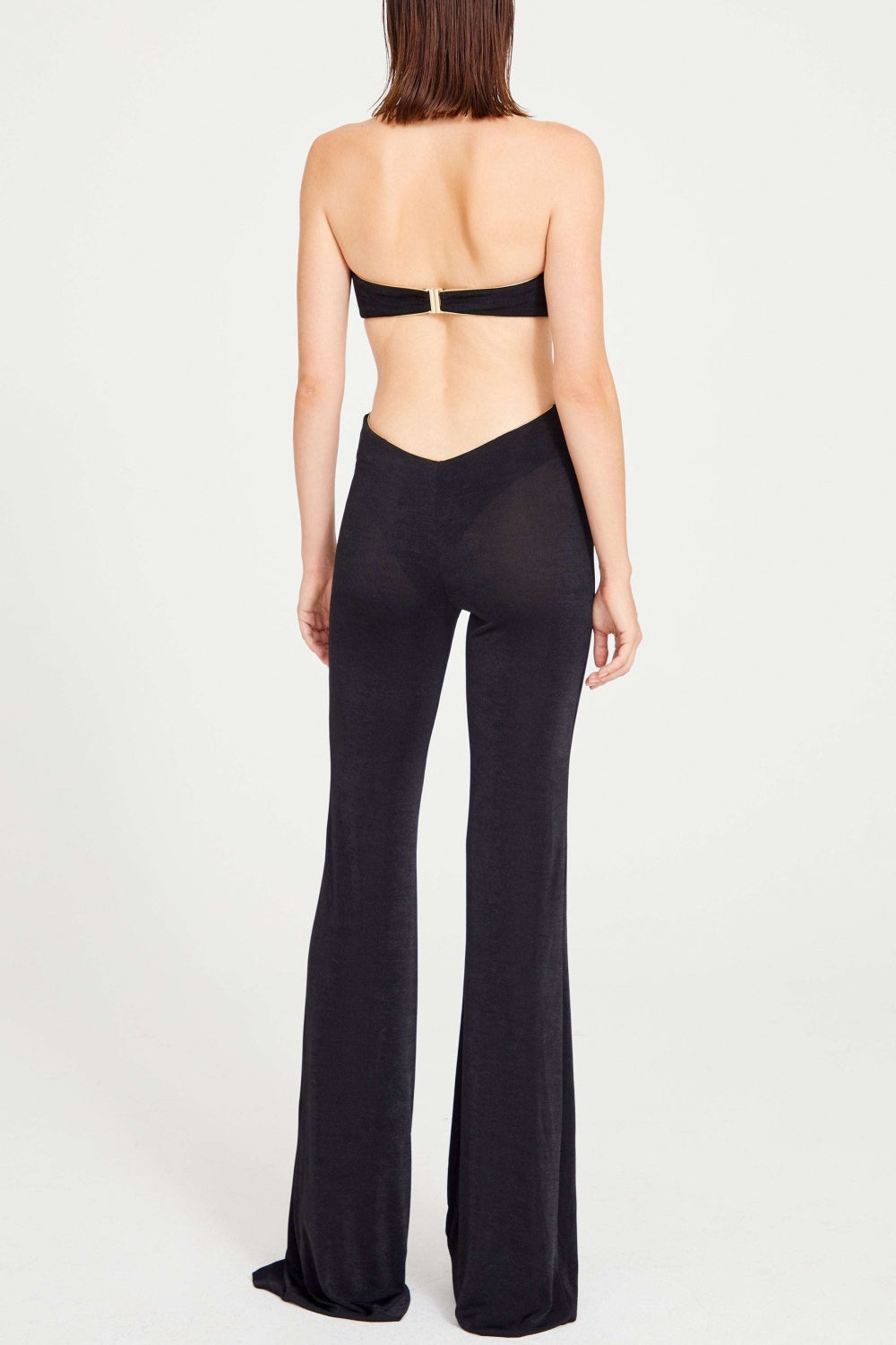 Eithne Flower Halter Cutout Jumpsuit