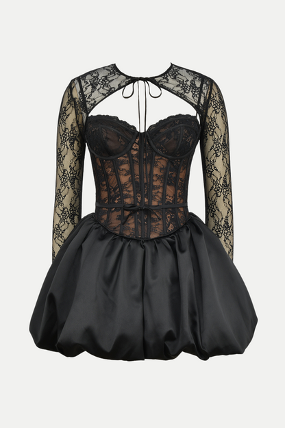 Elijah Lace Corset Mini Dress