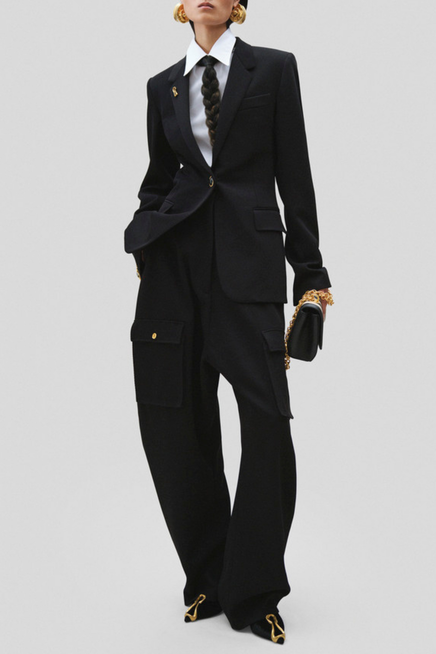 Ephram Keyhole Embellished Blazer