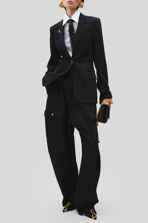 Ephram Keyhole Embellished Blazer