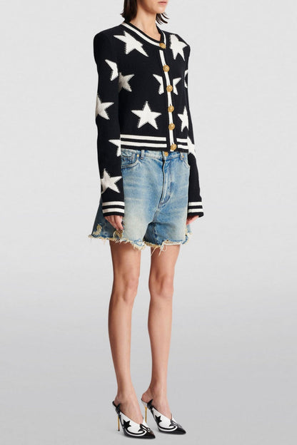 Fallon Star Knit Cardigan
