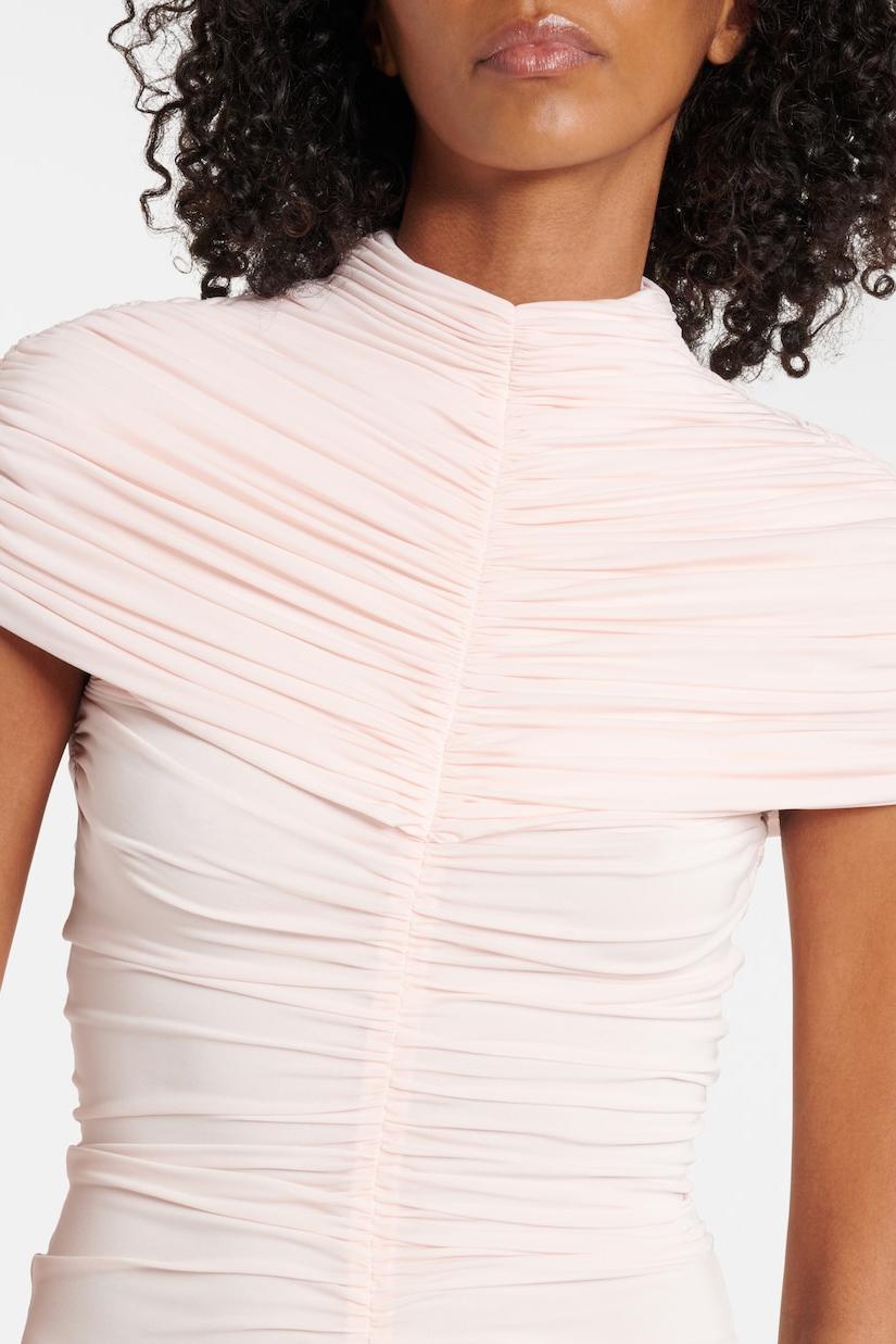 Hiraku Ruched Midi Dress