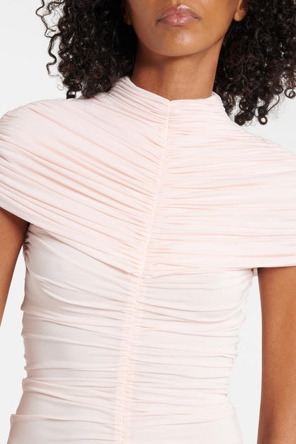 Hiraku Ruched Midi Dress