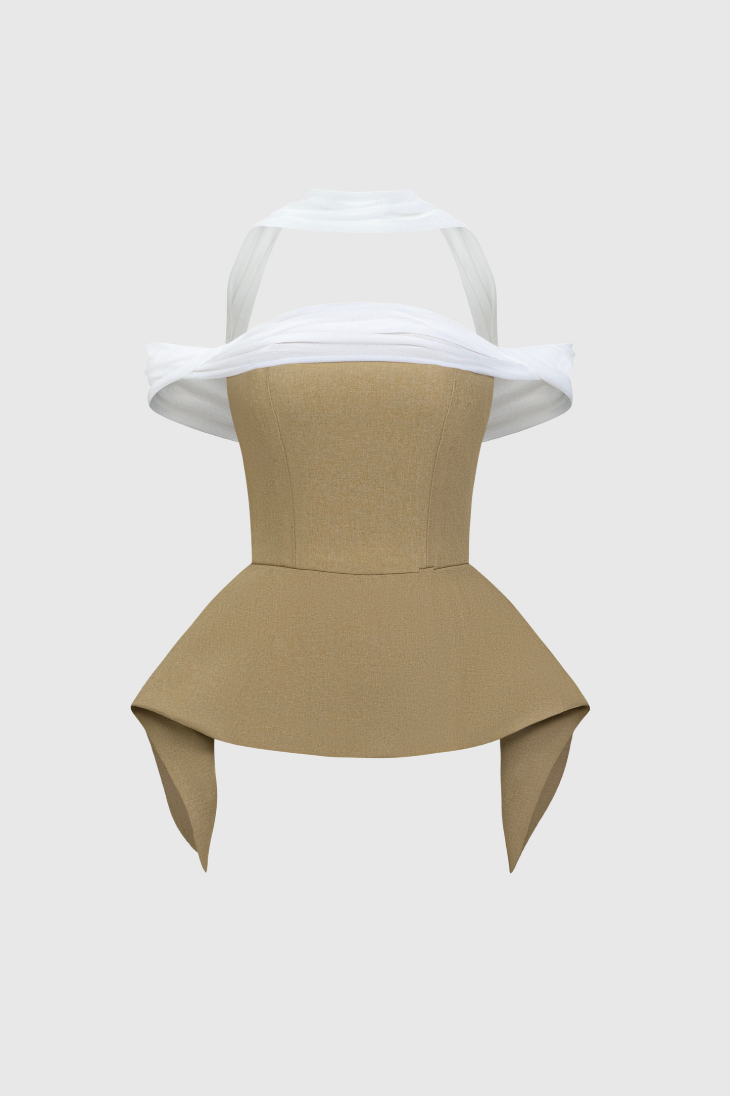 Hitka Off Shoulder Peplum Two Piece Set