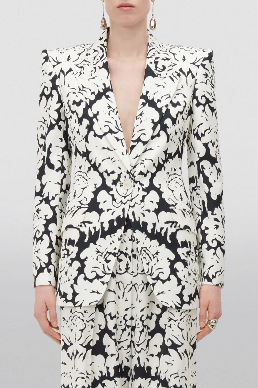 Isolde Print Single-Breasted Blazer Set