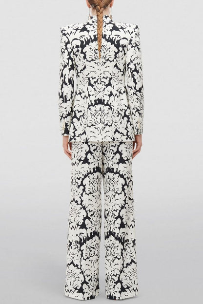 Isolde Print Single-Breasted Blazer Set