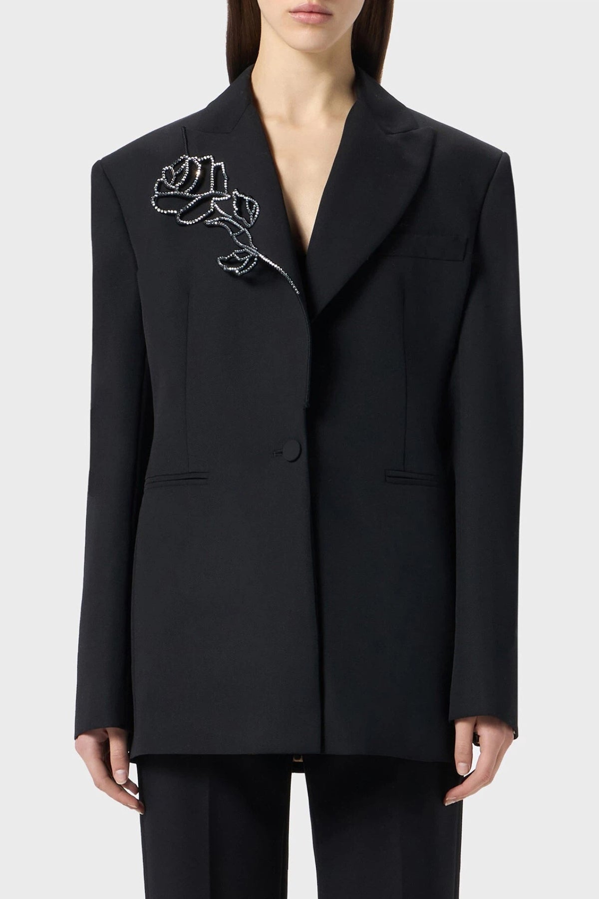 Jerrico Rose Crystal Embellished Blazer