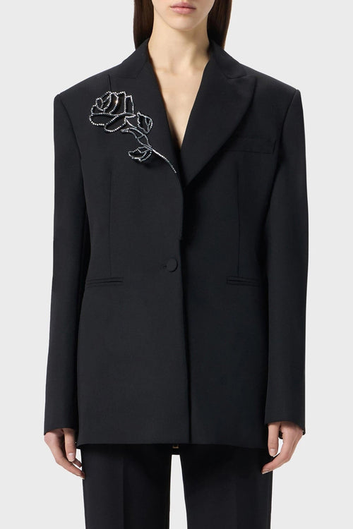 Jerrico Rose Crystal Embellished Blazer