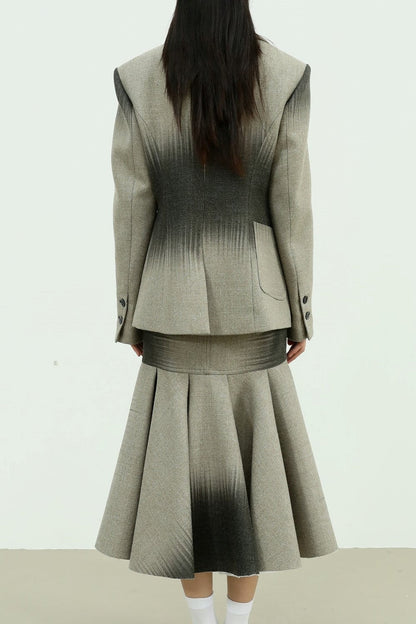 Juliana Printing Quilted Skirt