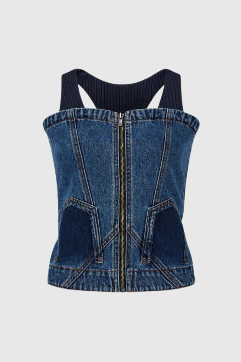 Juna Deconstruct Denim Top