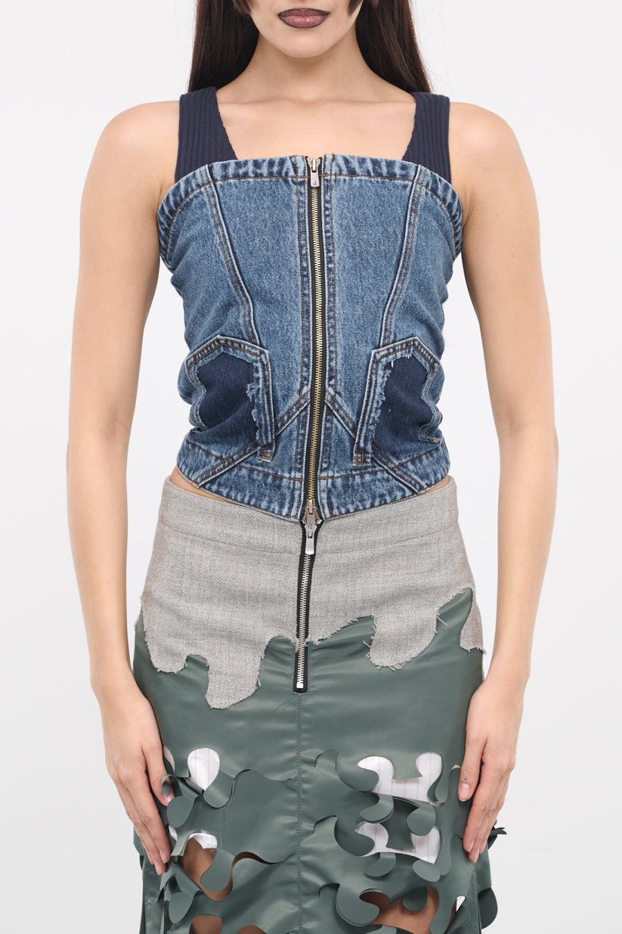Juna Deconstruct Denim Top