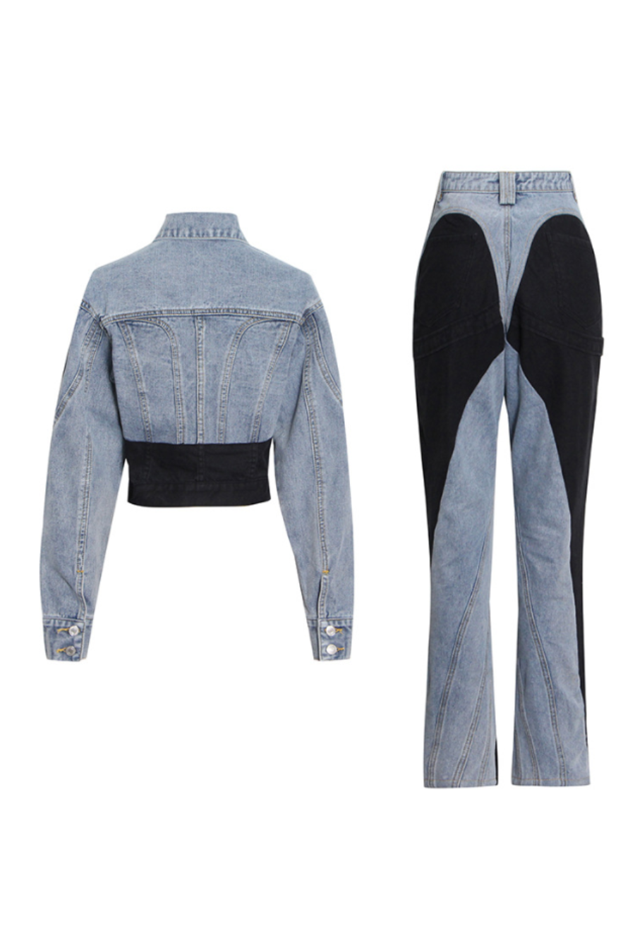 Kathryn Patchwork Denim Jacket