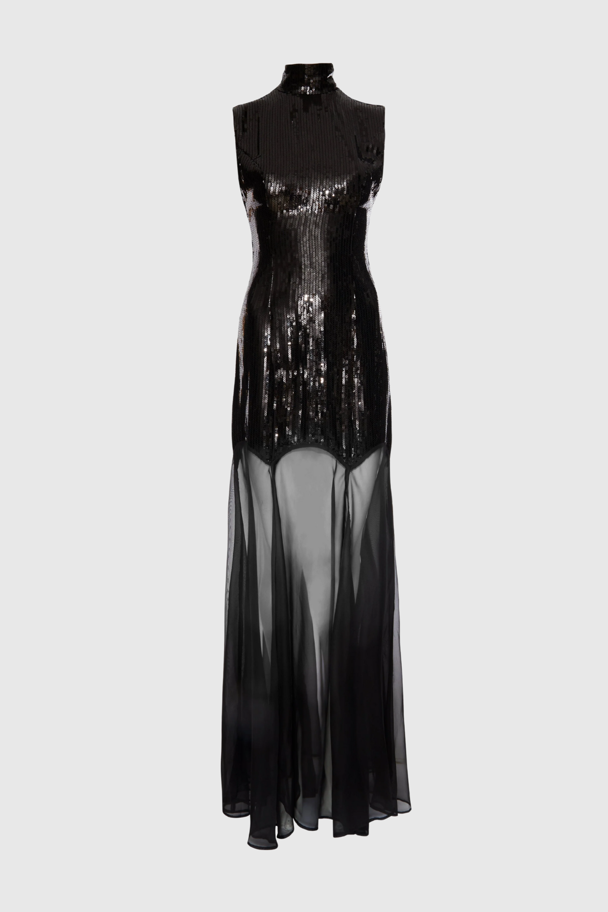 Laurinda Sequin Sleeveless Maxi Dress