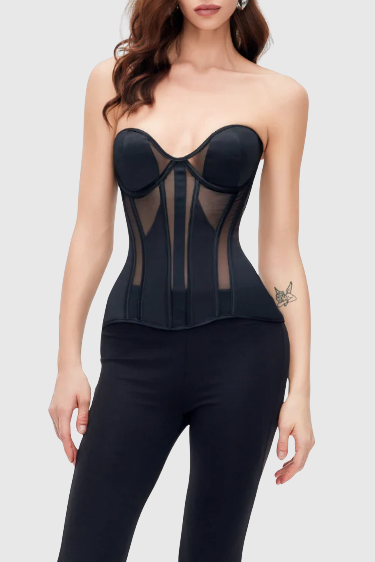 Leigha Mesh Corset