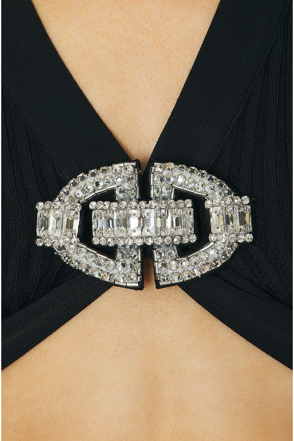 Letitia Crystal Buckle Knit Cardigan