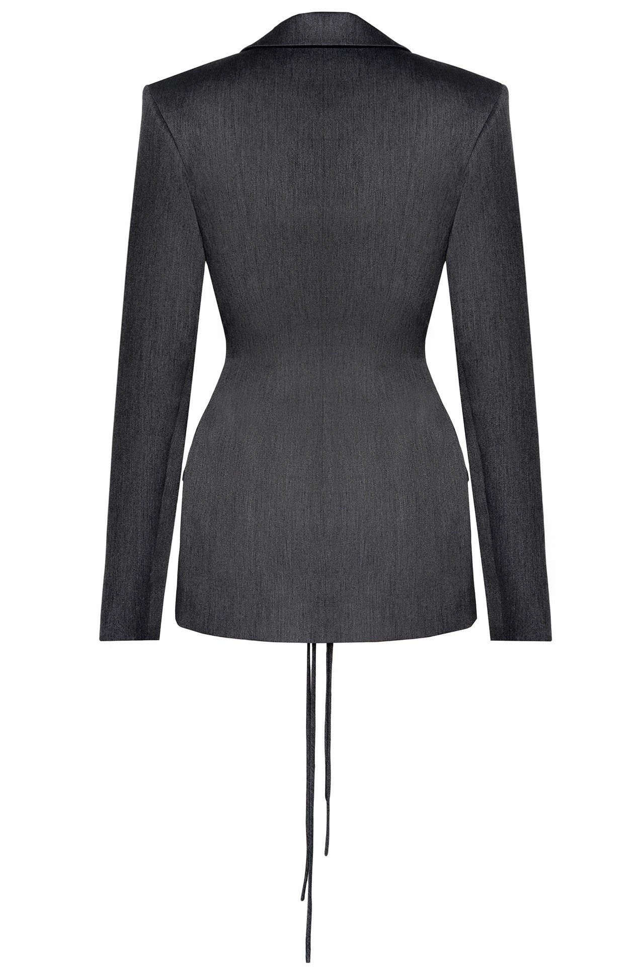 Megan Lace Up Cutout Blazer