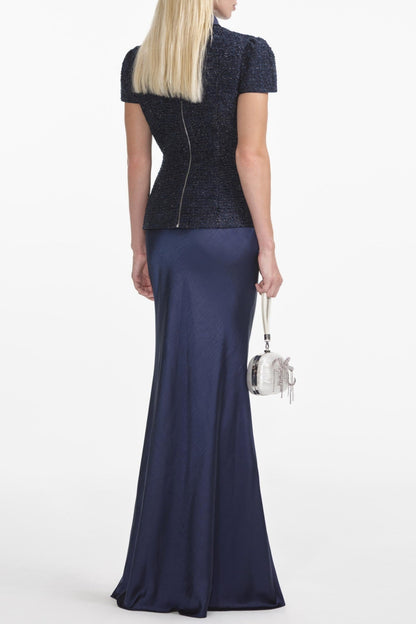 Munoz Metallic Tweed Two Piece Set