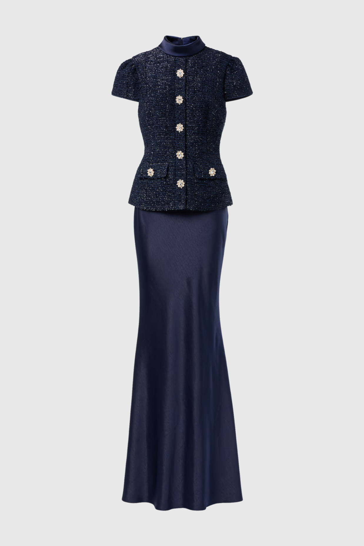 Munoz Metallic Tweed Two Piece Set