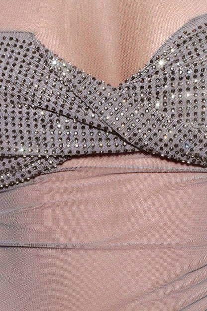 Natane Off Shoulder Crystal Embeliished Top