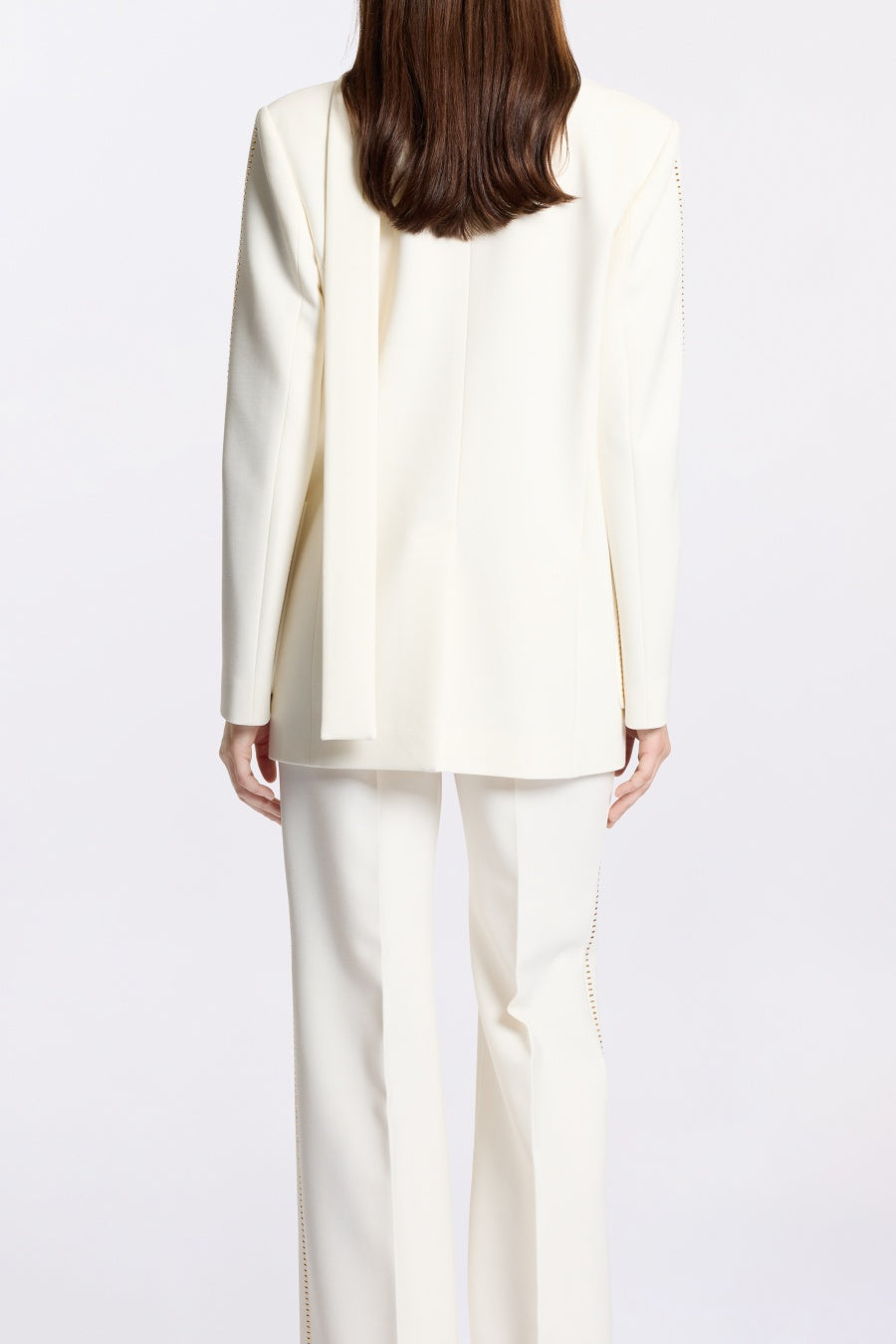 Ophelia Scarf-Detailed Blazer Set