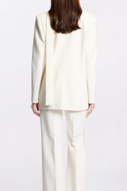 Ophelia Scarf-Detailed Blazer Set