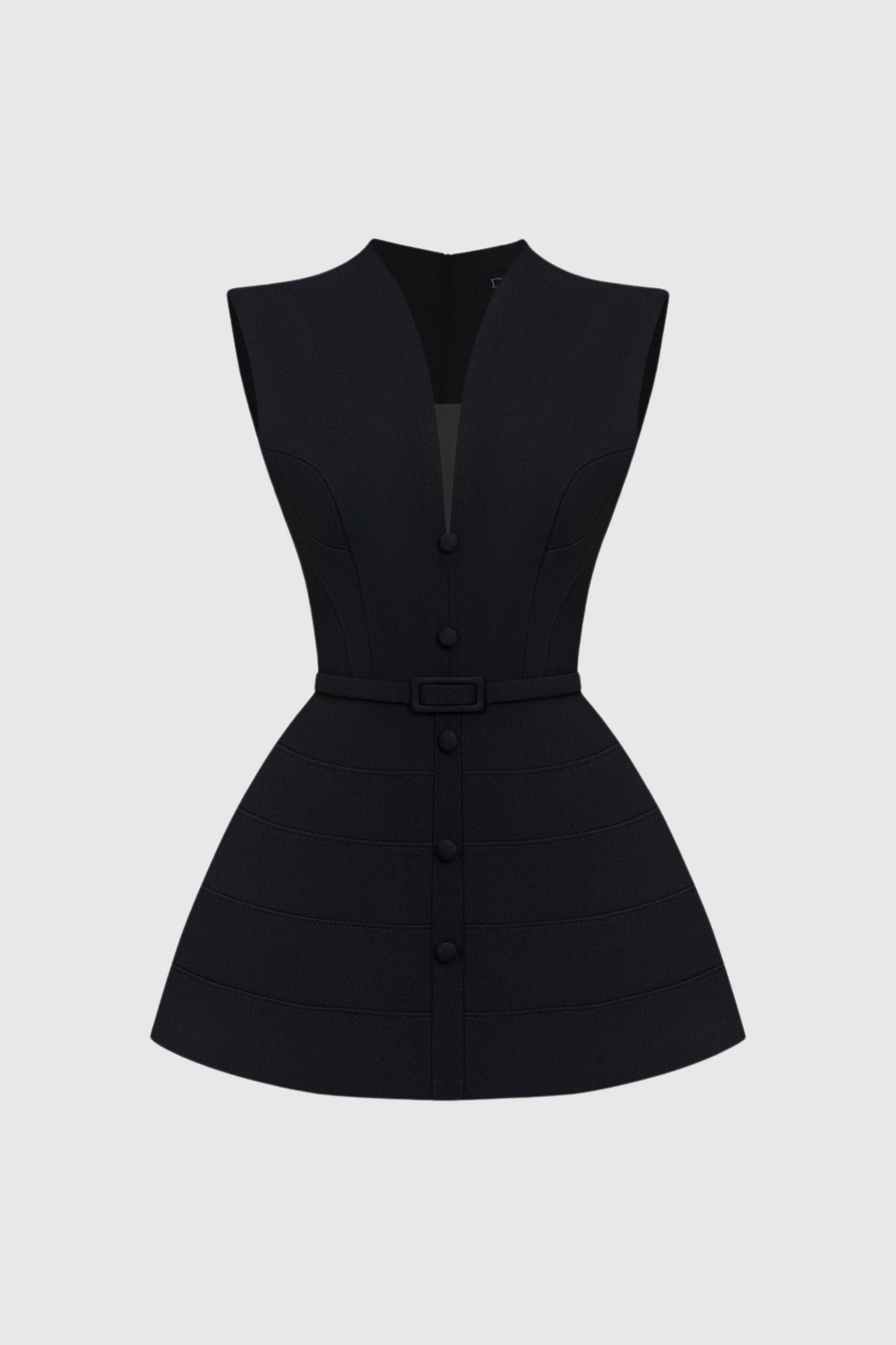 Preeti V-neck Sleeveless Two Piece Set