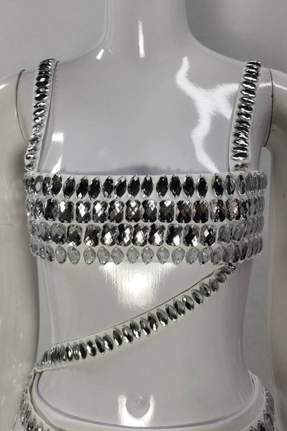 Ruby Diamante Bandage Set