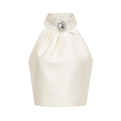 Manon white top & skirt matching set