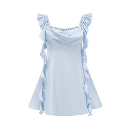 Reno embellished cowl-neck mini dress (US Only)