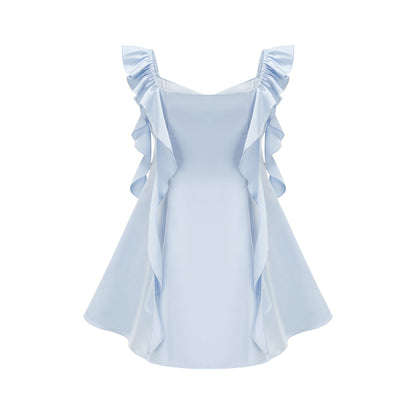 Reno embellished cowl-neck mini dress (US Only)