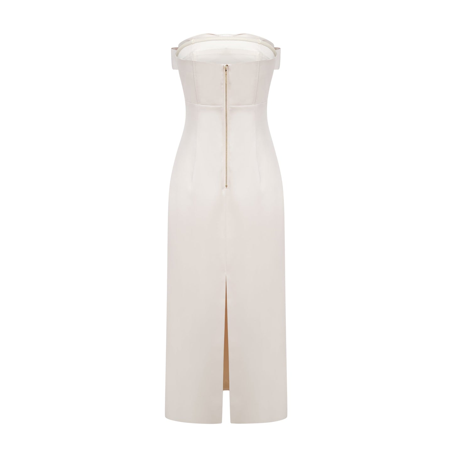 Lana bow-detail off-shoulder dress